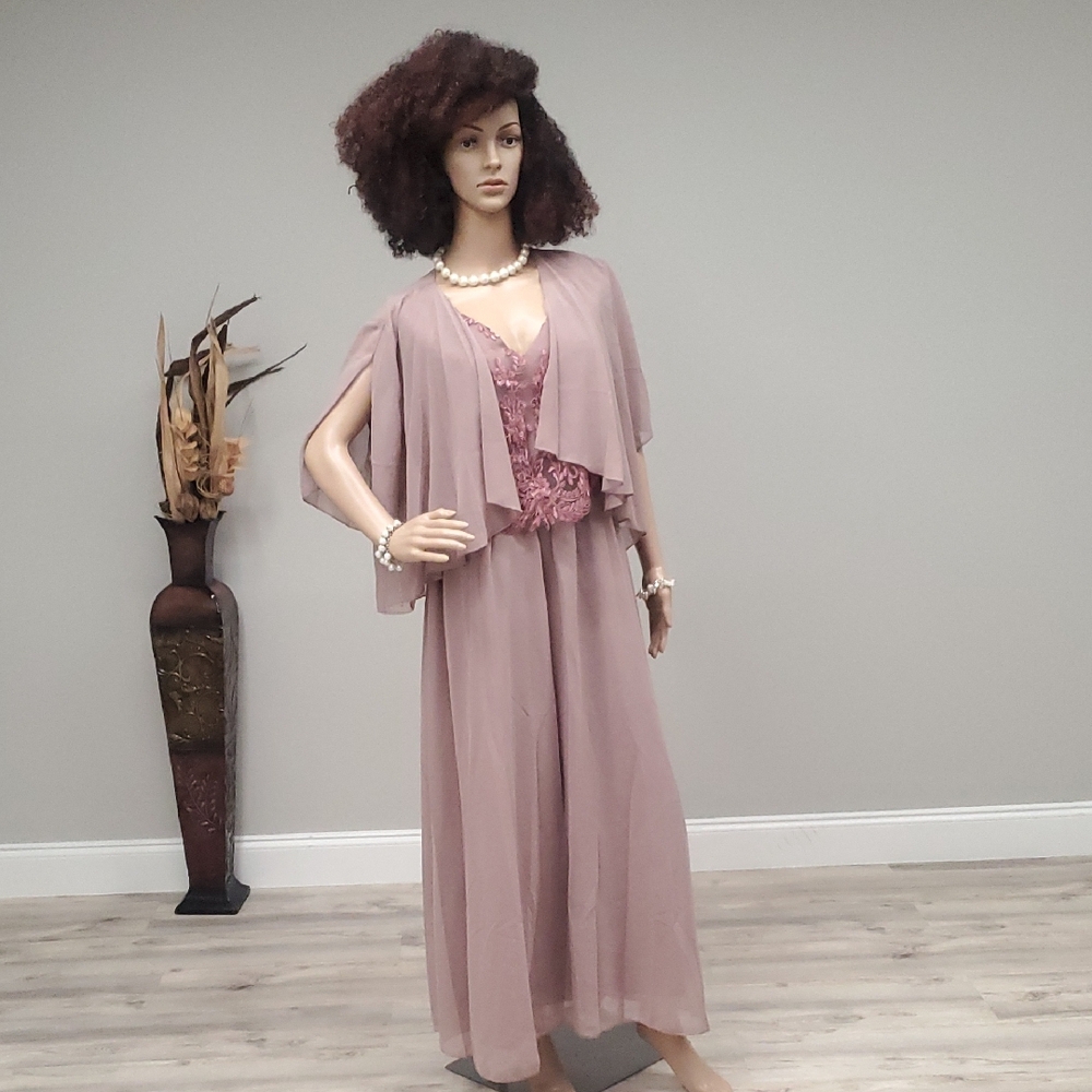 Elegant Mauve Dress